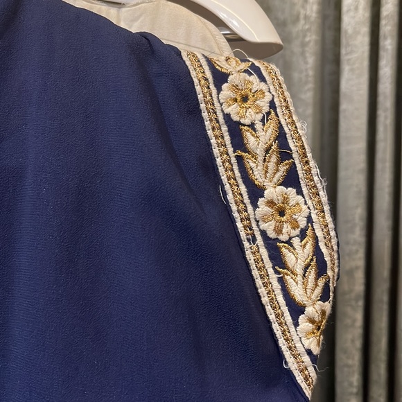 Karishma Kapoor Georgette Stitched Kurta In Blue Colour - Picture 10 of 16